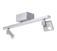 Brilliant LED Plafoniera 90 Gradi Ferro 2 X 3,6W Bianco Caldo Easydim Dimmbar