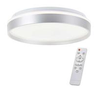 Brilliant LED Plafoniera Britt Argento Ø33cm 22W Cct 3000K-6500K Dimmerabile [EEK: E]