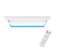 Brilliant LED Plafoniera Icarus Bianco 50x50cm 37W Rgbcct Dimmbar Telecomando [EEK: E]