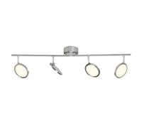 Brilliant LED Plafoniera Pluto Ferro 4 X 5W 2000lm Bianco Caldo Schalter Dimmbar