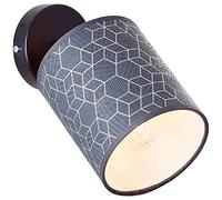Brilliant Living Galance 86810/06 - Faretto da parete, colore: Nero