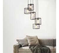 Brilliant Maze lampada a sospensione E27, 5 luci, 99806/86, Maze [Lampade per Interni > Lampade a Sospensione]