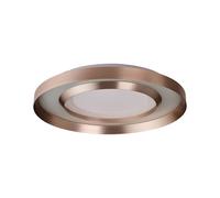 Brilliant Plafoniera LED Onix, Ø 60 cm, oro rosa, metallo Brilliant