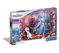 Clementoni 20161 Brilliant Puzzle Disney Frozen 2 - Puzzle 104 Teile ab 6 Jahren