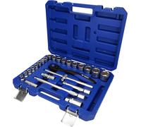 BT Di KS TOOLS Set Di Chiavi A Bussola 1/2", 25 Pezzi, Set Di Cricchetti