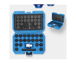 Brilliant Tools Assortimento di bulloni dei cerchi per Audi, 22pz. Quantità:1