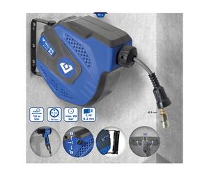 Brilliant Tools Avvolgitubi per aria compressa automatico, Ø 8mmx10 m Quantità:1