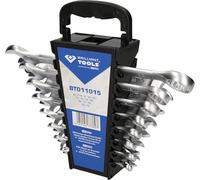 BRILLIANT TOOLS BT011015 Serie di Chiavi combinate, 15 pz [Powered by KS Tools]