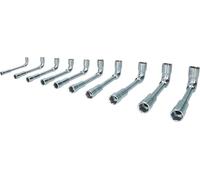 BRILLIANT TOOLS BT015100 Serie di chiavi a bussola doppie, 10 pz [Powered by KS TOOLS]
