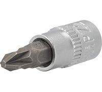 BRILLIANT TOOLS BT020802 Bussola a inserto a croce PZ 1/4", PZ2 [Powered by KS TOOLS]
