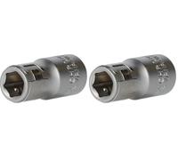 BRILLIANT TOOLS BT020912 Adattatore inserti 1/4" [Powered by KS TOOLS] (Confezione da 2)