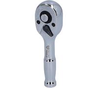 BRILLIANT TOOLS BT020999 Mini leva a cricco da 1/4" con impugnatura metallica, 100 denti [Powered by KS TOOLS]