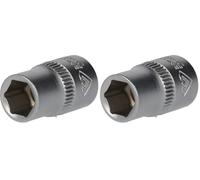BRILLIANT TOOLS BT021804 Bussola esagonale 3/8", 10 mm [Powered by KS TOOLS] (Confezione da 2)