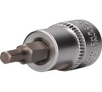 BRILLIANT TOOLS BT021871 Bussola a inserto con esagono incassato 3/8", 4 mm [Powered by KS TOOLS]