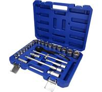 Brilliant Tools Set di chiavi a bussola 1/2" 25 pezzi, set di cricchetti
