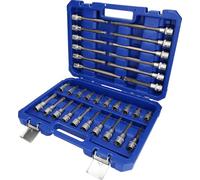 BRILLIANT TOOLS BT022532 Serie di Chiavi a Bussola 1/2", 32 pz, Profilo Torx [Powered by KS Tools]