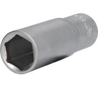 BRILLIANT TOOLS BT022828 Bussola esagonale 1/2", versione lunga, 18 mm [Powered by KS TOOLS]