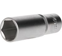 BRILLIANT TOOLS BT022829 Bussola esagonale 1/2", versione lunga, 19 mm [Powered by KS TOOLS]