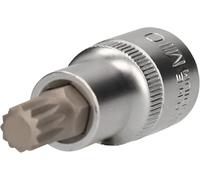 BRILLIANT TOOLS BT022934 Bussola a inserto millerighe 1/2", lunga 55 mm, M10 [Powered by KS TOOLS]