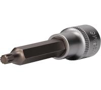 BRILLIANT TOOLS BT022941 Bussola a inserto millerighe 1/2", lunga 100 mm, M6 [Powered by KS TOOLS]