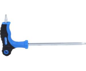 BRILLIANT TOOLS BT041013 Impugnatura a T Torx® con chiave maschio piegata con foro frontale T25 x 150 mm [Powered by KS TOOLS]