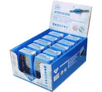 BRILLIANT TOOLS BT053032D Set di bit, display a 32 parti, 10 pz [Powered by KS TOOLS]