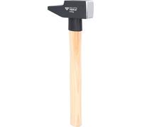 BRILLIANT TOOLS BT077100 Martello per meccanica con manico hickory, 1000 g, forma francese [Powered by KS TOOLS]