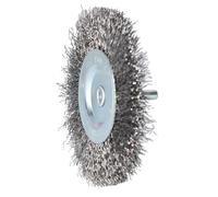 BRILLIANT TOOLS BT103108 Spazzola a disco, Ø 100 mm con alloggiamento da 6 mm [Powered by KS TOOLS]