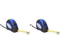 BRILLIANT TOOLS BT111903 Massband Metro a Nastro, Nero e Blu, 1-TLG (Confezione da 2)