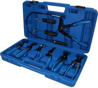 BRILLIANT TOOLS BT521000 Serie di pinze per Fascette stringitubi, 9 pz [Powered by KS Tools]