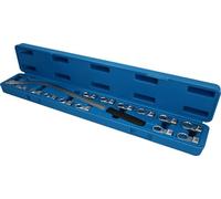 BRILLIANT TOOLS BT571060 Kit chiave tendicinghia e rulli di serraggio, 15 pz [Powered by KS TOOLS]