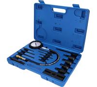 BRILLIANT TOOLS BT581000 Kit tester compressione per motori a diesel, 18 pz [Powered by KS TOOLS]