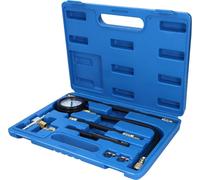 BRILLIANT TOOLS BT581250 Kit tester pressione pompa d'iniezione carburante, 9 pz [Powered by KS TOOLS]