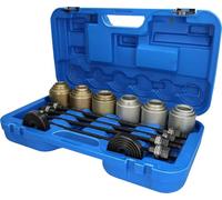 BRILLIANT TOOLS BT672450 Kit bussola di pressione e trazione, con 4 mandrini, 26 pz [Powered by KS TOOLS]