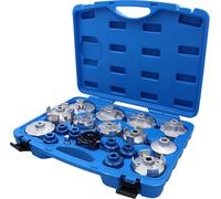 BRILLIANT TOOLS BT711010 Serie di chiavi per filtro olio, 19 pz [Powered by KS TOOLS]