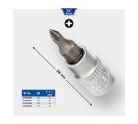 Brilliant Tools Bussola a inserto a croce PH 1/4", PH3 Quantità:1