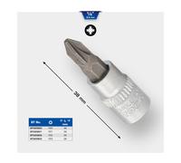 Brilliant Tools Bussola a inserto a crocepz. 1/4",pz.3 Quantità:1