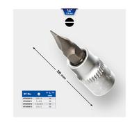 Brilliant Tools Bussola a inserto a intaglio 1/4", 1,2x7mm Quantità:1