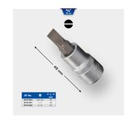 Brilliant Tools Bussola a inserto a intaglio 3/8", 2x8mm Quantità:1