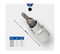 Brilliant Tools Bussola a inserto con esagono incassato 1/4" Quantità:1