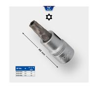 Brilliant Tools Bussola a inserto Torx 3/8", con foro Quantità:1