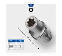 Brilliant Tools Bussola E TX 1/4", E4 Quantità:1