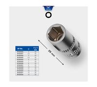 Brilliant Tools Bussola esagonale 1/4" Quantità:1