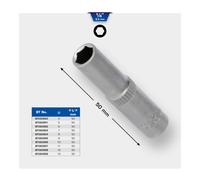 Brilliant Tools Bussola esagonale 1/4", versione lunga, 4mm Quantità:1