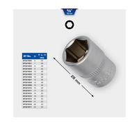 Brilliant Tools Bussola esagonale 3/8", 21mm Quantità:1