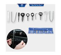 BRILLIANT TOOLS BT511200 Kit smontaggio Radio, 20 pz [Powered by KS Tools]