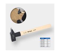 Brilliant Tools Martello per meccanica con manico noce americano, 2500 g, forma francese Quantità:1