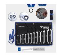 Brilliant Tools Kit Chiavi Combinate, 12-tlg, 8-19 MM