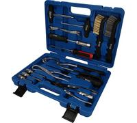 BRILLIANT TOOLS Universal-Bremstrommel und Bremsscheiben-Werkzeug-Satz, 15-TLG. Set di Attrezzi per Tamburo e Disco Freno, Alluminio, Non specificato