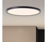 Brilliant Tuco LED plafoniera, dimmerabile, nero, plastica, Ø 30 cm HK19148S76
